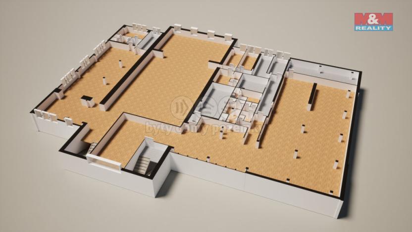 Prodej obchodního prostoru, Česká Lípa, 28. října, 3800 m2