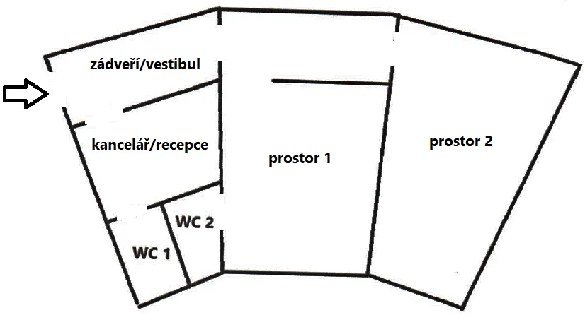 Prodej obchodního prostoru, Cheb, 70 m2