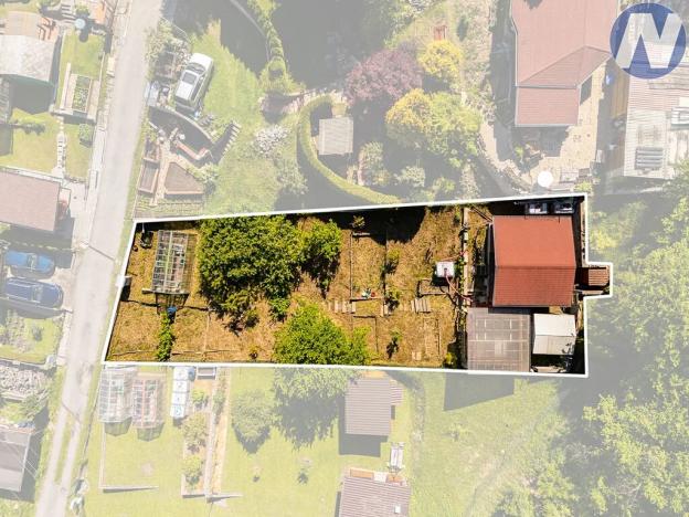 Prodej zahrady, Větřní, 438 m2