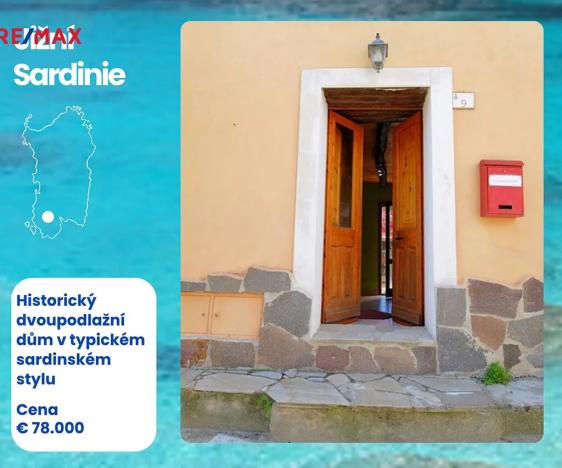 Prodej rodinného domu, Teulada, Itálie, 60 m2