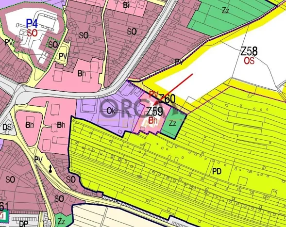 Prodej pozemku pro bydlení, Kyjov, 4174 m2