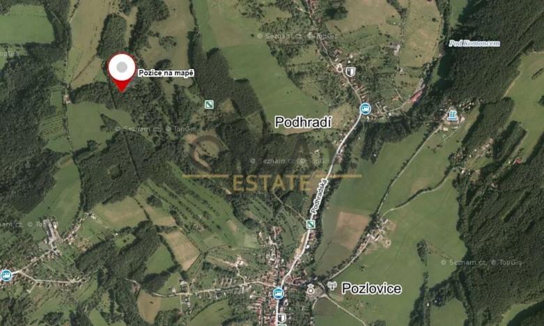 Prodej lesa, Pozlovice, 9893 m2