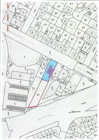 Prodej pozemku pro bydlení, Brno, Merhautova, 1213 m2