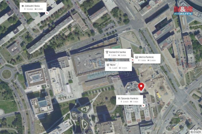 Pronájem kanceláře, Praha - Nusle, Na strži, 69 m2