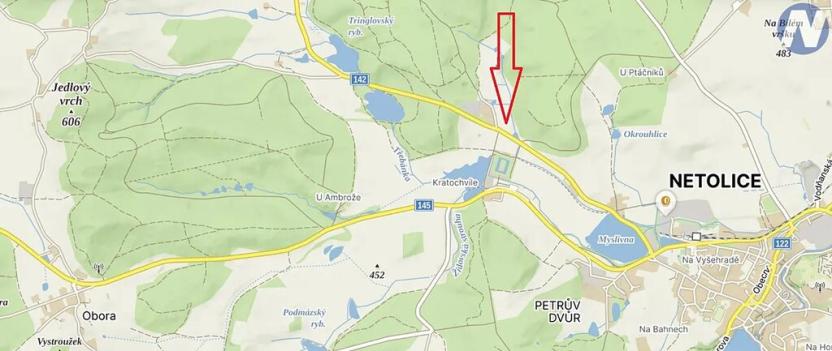 Prodej zahrady, Netolice, 95 m2