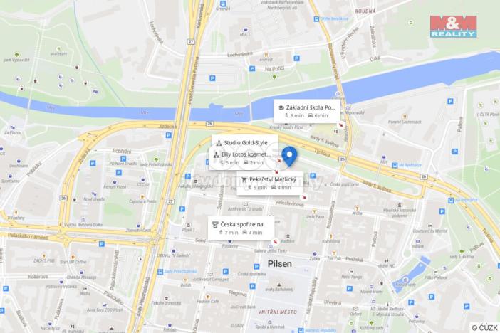 Prodej bytu 3+1, Plzeň - Vnitřní Město, sady 5. května, 73 m2