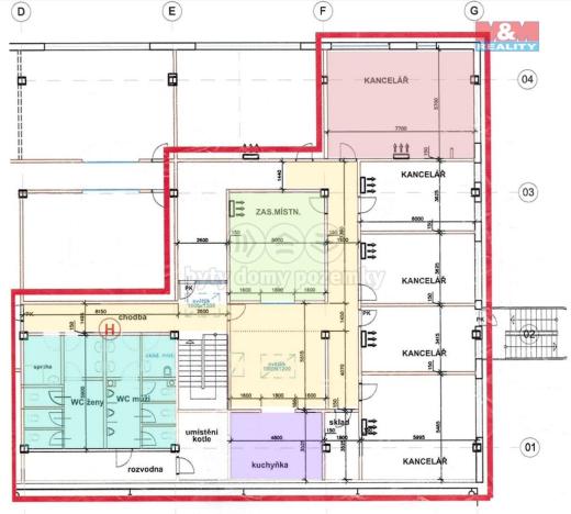 Pronájem kanceláře, Říčany, U Sanitasu, 44 m2