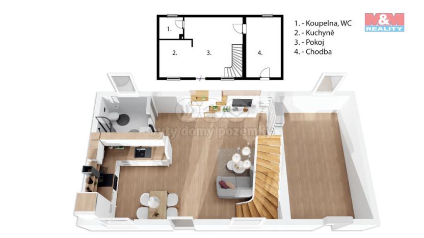 Prodej rodinného domu, Knovíz, 100 m2