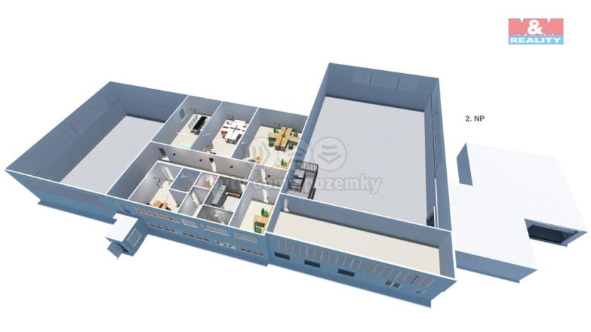 Prodej výrobních prostor, Droužkovice, Rudé armády, 2822 m2