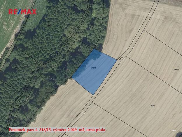 Prodej pole, Krupá, 18159 m2