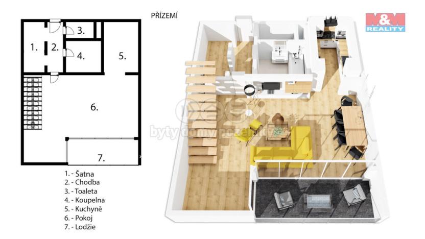 Prodej bytu 4+kk, Chrudim - Chrudim IV, Radoušova, 102 m2