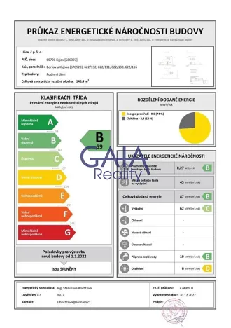 Prodej rodinného domu, Kyjov, Severní, 130 m2