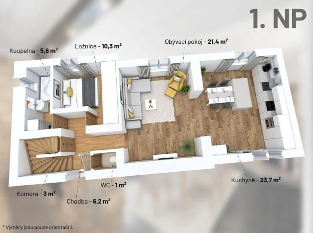 Prodej rodinného domu, Podlešín, 171 m2