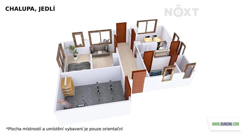 Prodej chalupy, Jedlí, 83 m2