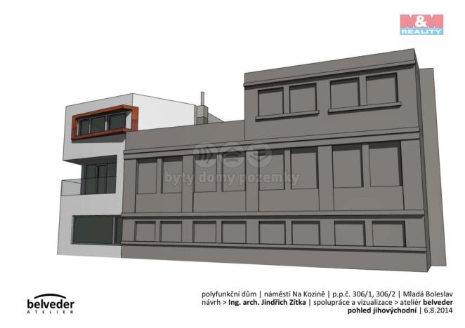 Prodej činžovního domu, Mladá Boleslav, Na kozině, 820 m2