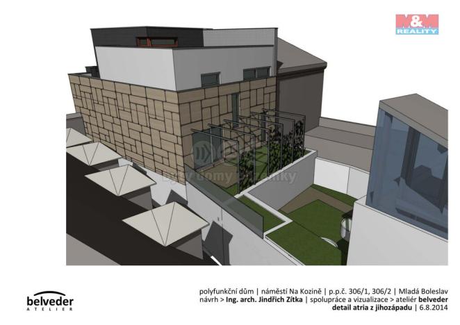 Prodej činžovního domu, Mladá Boleslav, Na kozině, 820 m2