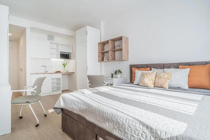 Pronájem bytu 1+kk, Praha - Vysočany, Lisabonská, 24 m2