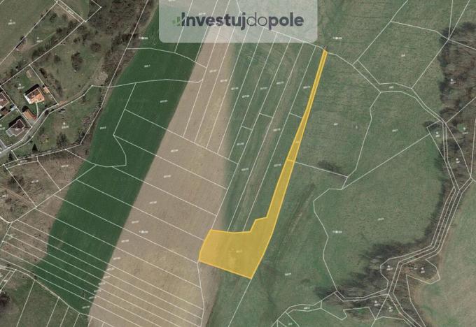 Prodej pole, Nadějkov - Hubov, 1273 m2
