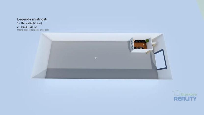 Pronájem skladu, Brandýs nad Labem-Stará Boleslav, 1440 m2