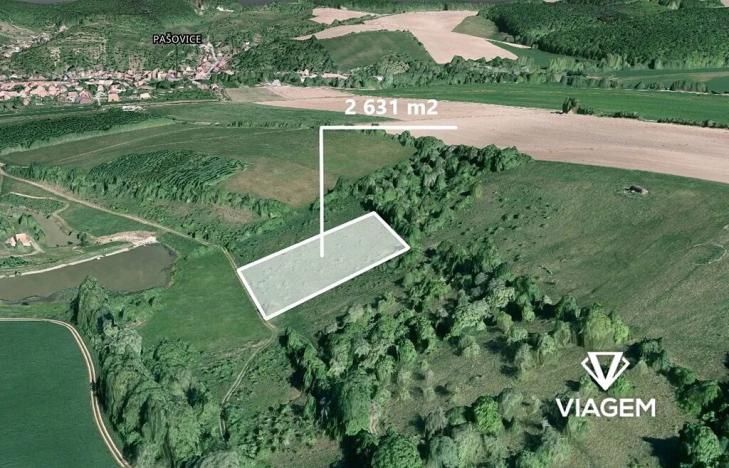 Prodej podílu pole, Pašovice, 480 m2