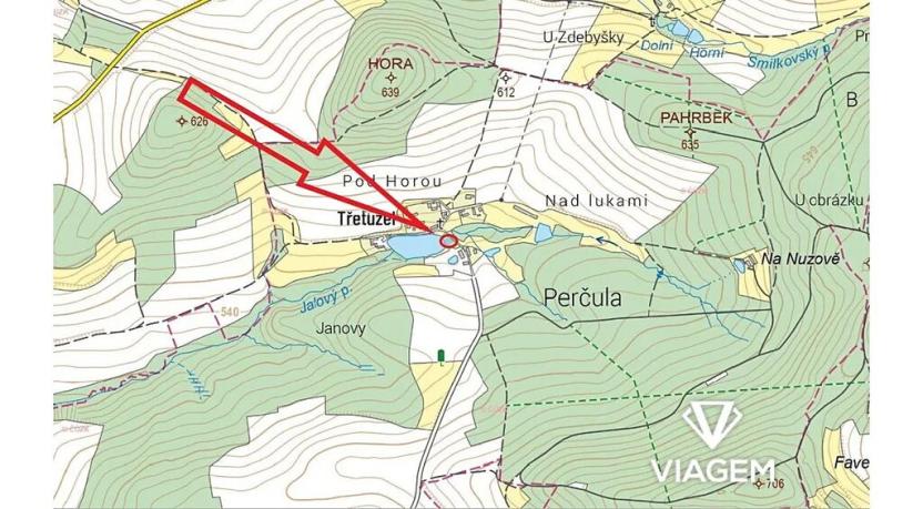 Prodej zahrady, Červený Újezd, 499 m2