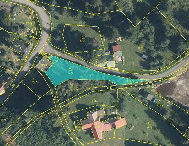 Prodej zahrady, Desná, 714 m2