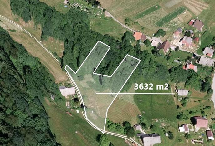 Prodej podílu zahrady, Poniklá, 2421 m2