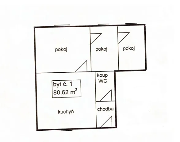 Prodej bytu 4+kk, Městec Králové, T. G. Masaryka, 81 m2