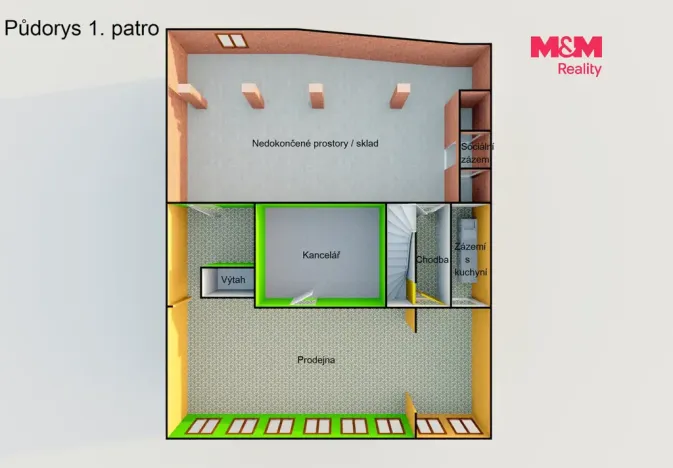 Prodej obchodního prostoru, Česká Lípa, Žižkova, 772 m2