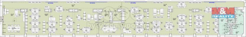 Pronájem kanceláře, Brno - Komárov, Svatopetrská, 486 m2