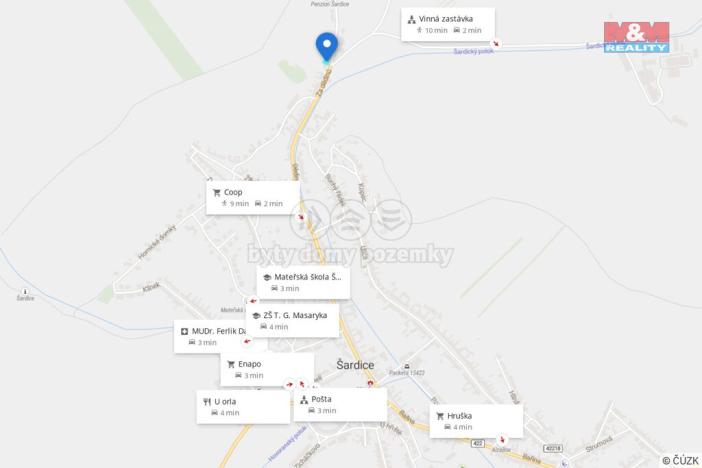 Prodej pozemku pro bydlení, Šardice, 399 m2