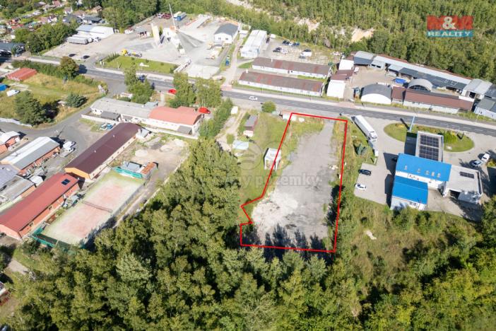 Pronájem komerčního pozemku, Chodov, Horní, 2200 m2