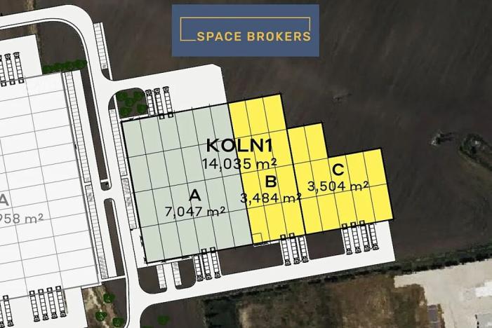 Pronájem skladu, Kolín, 3504 m2