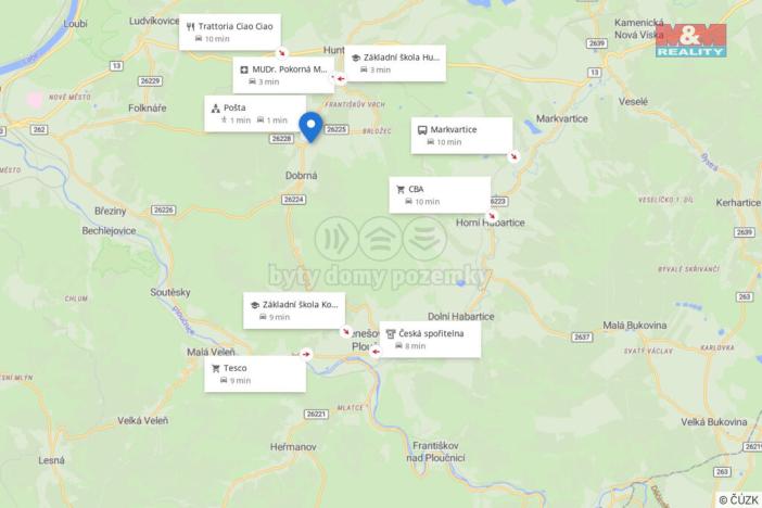 Prodej pozemku pro bydlení, Dobrná, 1473 m2