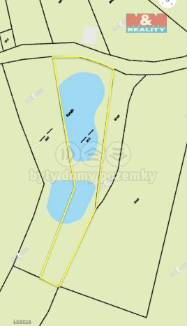 Prodej rybníku, Rychnov nad Kněžnou - Lipovka, 5965 m2