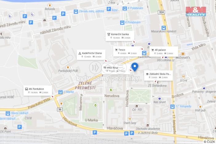 Prodej komerční nemovitosti, Pardubice - Zelené Předměstí, Havlíčkova, 65 m2