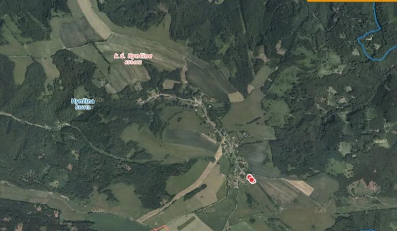 Prodej pozemku pro bydlení, Hynčina, 1406 m2