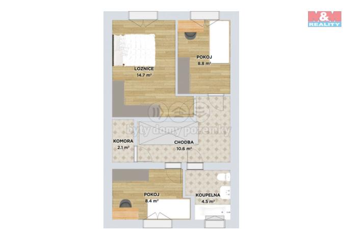 Prodej rodinného domu, Nepomuk, 100 m2