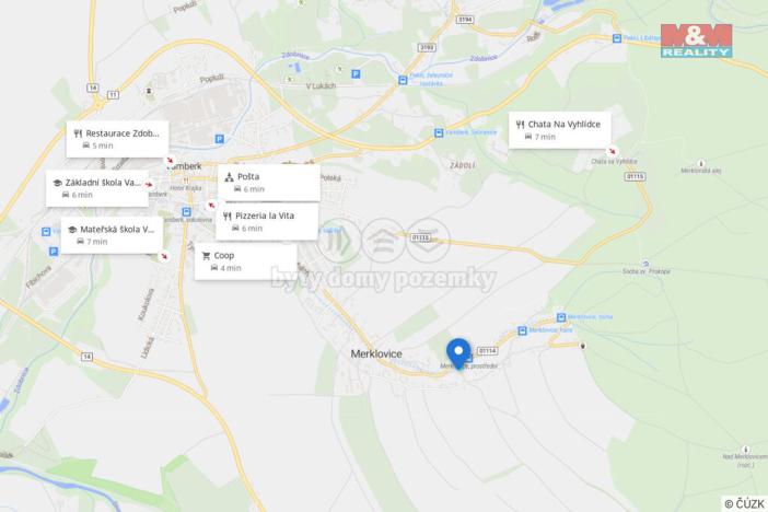 Prodej rodinného domu, Vamberk - Merklovice, 55 m2