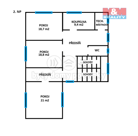 Prodej rodinného domu, Ostrava - Krásné Pole, Družební, 188 m2