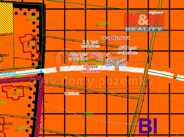 Prodej pozemku pro bydlení, Lysá nad Labem, 925 m2