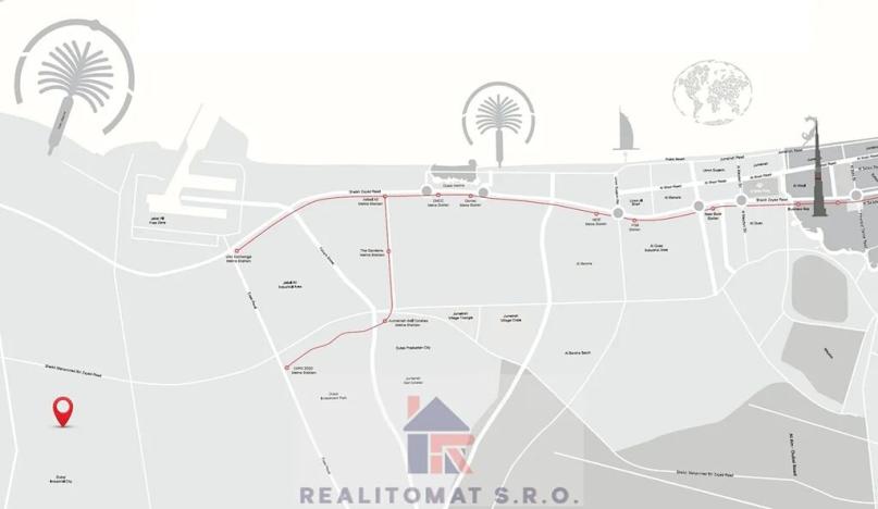 Prodej bytu 2+kk, Dubaj, Spojené arabské emiráty, 70 m2