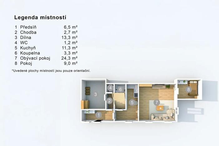 Prodej rodinného domu, Jablonné v Podještědí, Švermova, 96 m2