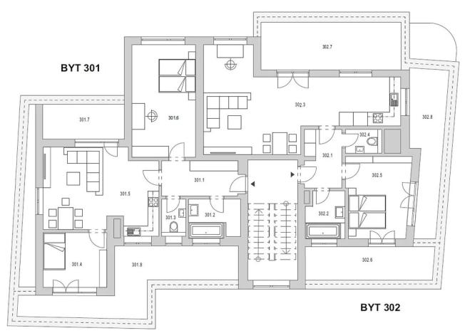 Prodej bytu 2+kk, Chlumec nad Cidlinou, Boženy Němcové, 76 m2