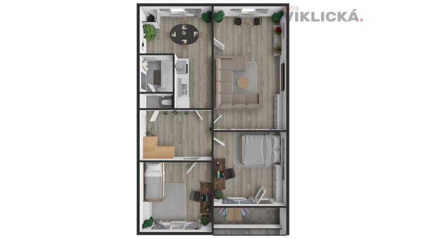 Prodej bytu 3+1, Brno - Bystrc, Štouračova, 72 m2