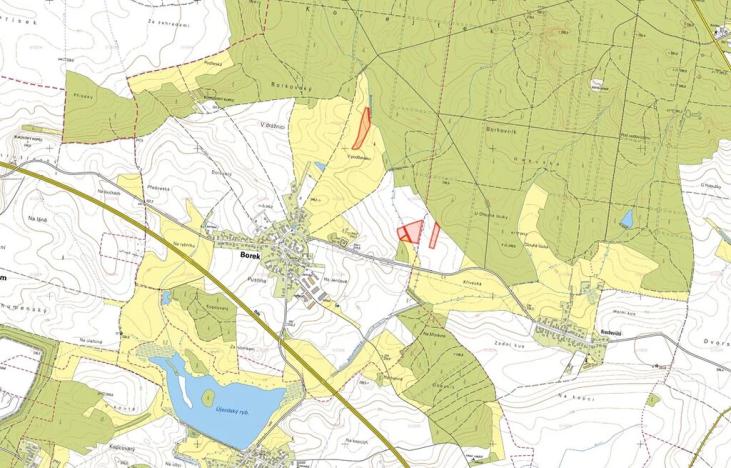 Prodej pole, Borek, 35905 m2