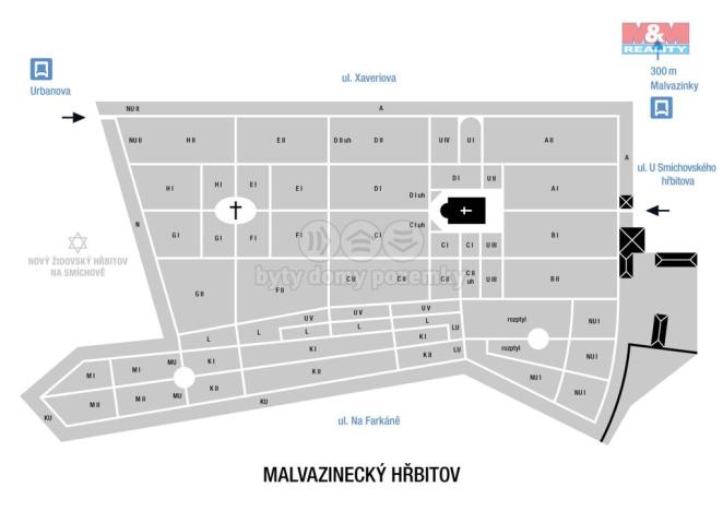 Prodej, Praha, U smíchovského hřbitova, 8 m2
