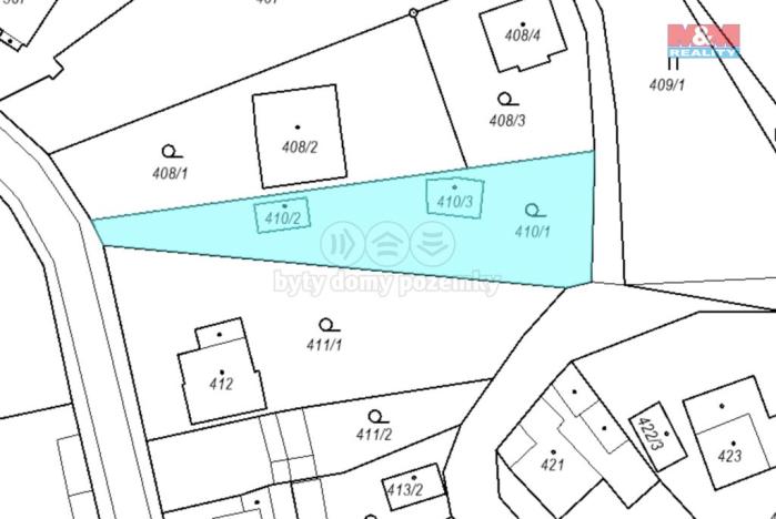 Prodej zahrady, Ústí nad Labem, Žitná, 652 m2