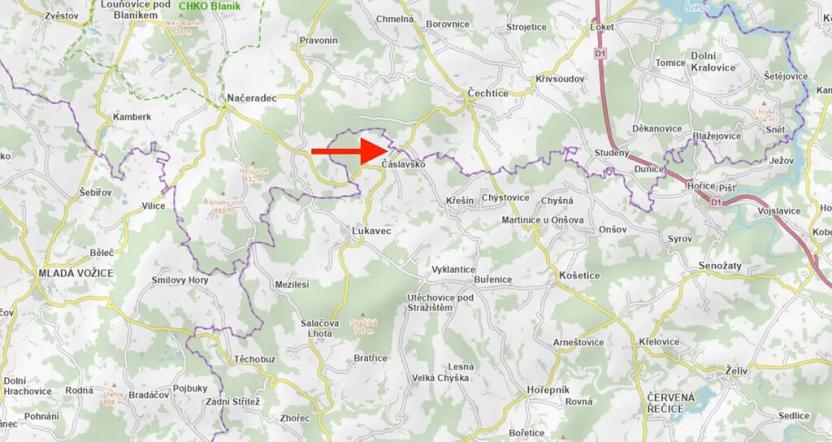 Prodej pole, Čáslavsko, 11982 m2