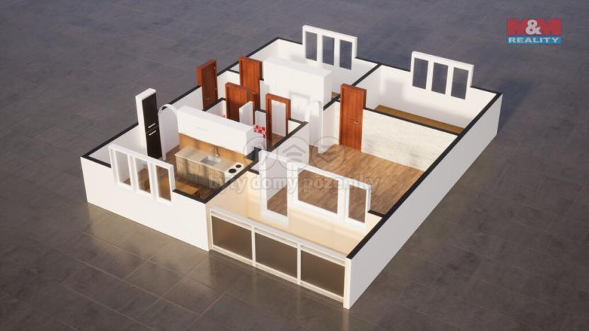 Prodej bytu 3+1, Mimoň - Mimoň I, Sídliště pod Ralskem, 75 m2